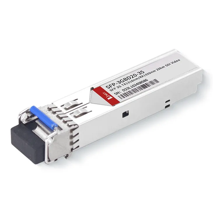 12G SFP+ Dual Fiber SM 1310nm 10KM Video Transceiver Module