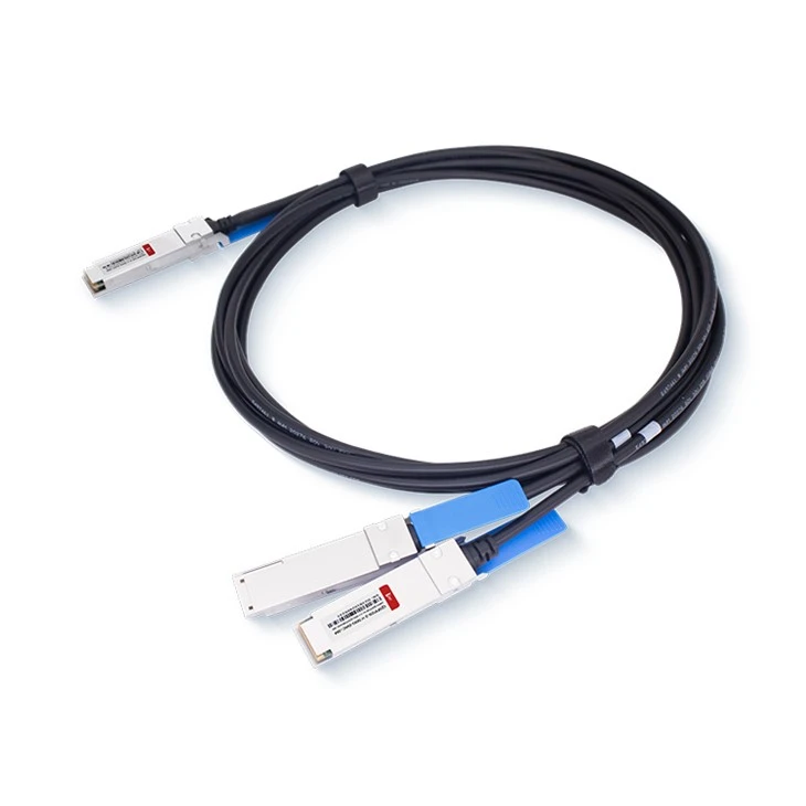 400G OSFP To 2XQSFP56 Passive Breakout DAC Direct Attach Copper Cable