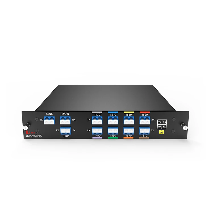 Dual Fiber CWDM Mux And Demux 8CH(1470-1610) With 1310nm LGX Box